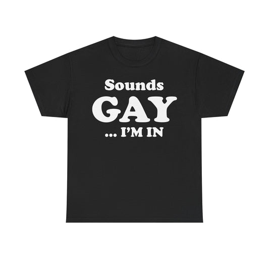 SOUNDS GAY…I’M IN